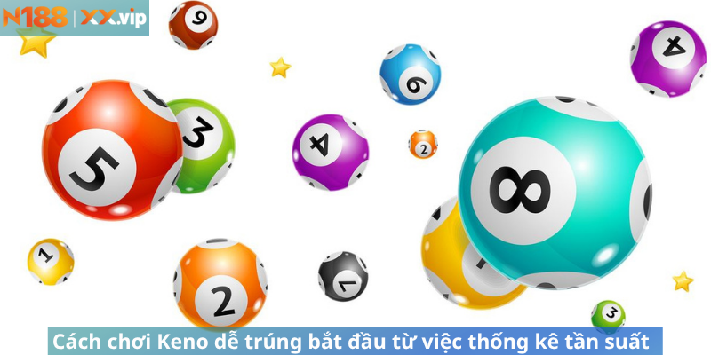 Cách chơi Keno dễ trúng bắt đầu từ việc thống kê tần suất 